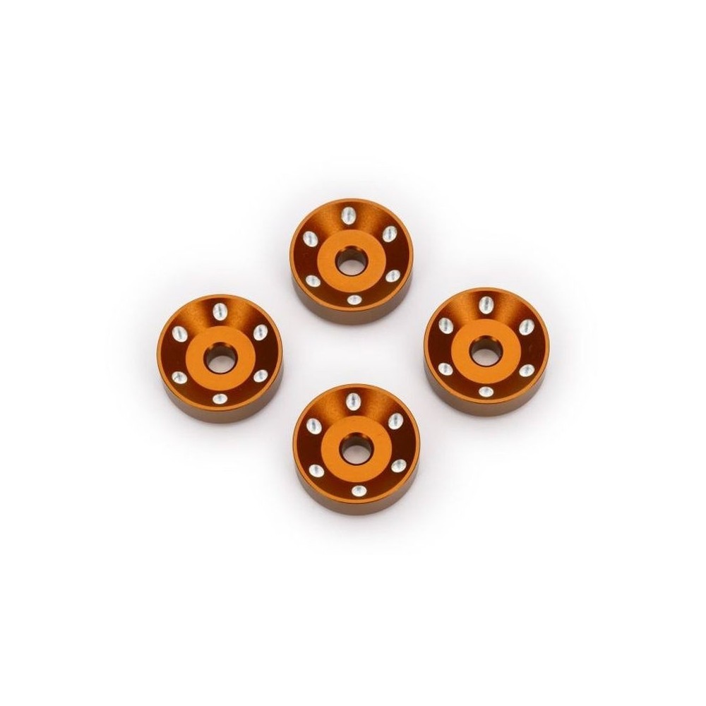 Arandelas rueda aluminio naranja Traxxas TRX10257-ORNG Arandelas rueda aluminio naranja Traxxas TRX10257-ORNG