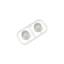 Llantas anchas Mini-Z AWD deport 1 blancas