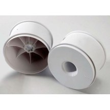 Traxxas Wheels dished 3.8 (white) (2) (use with 17mm splined wheel ) TRX5371