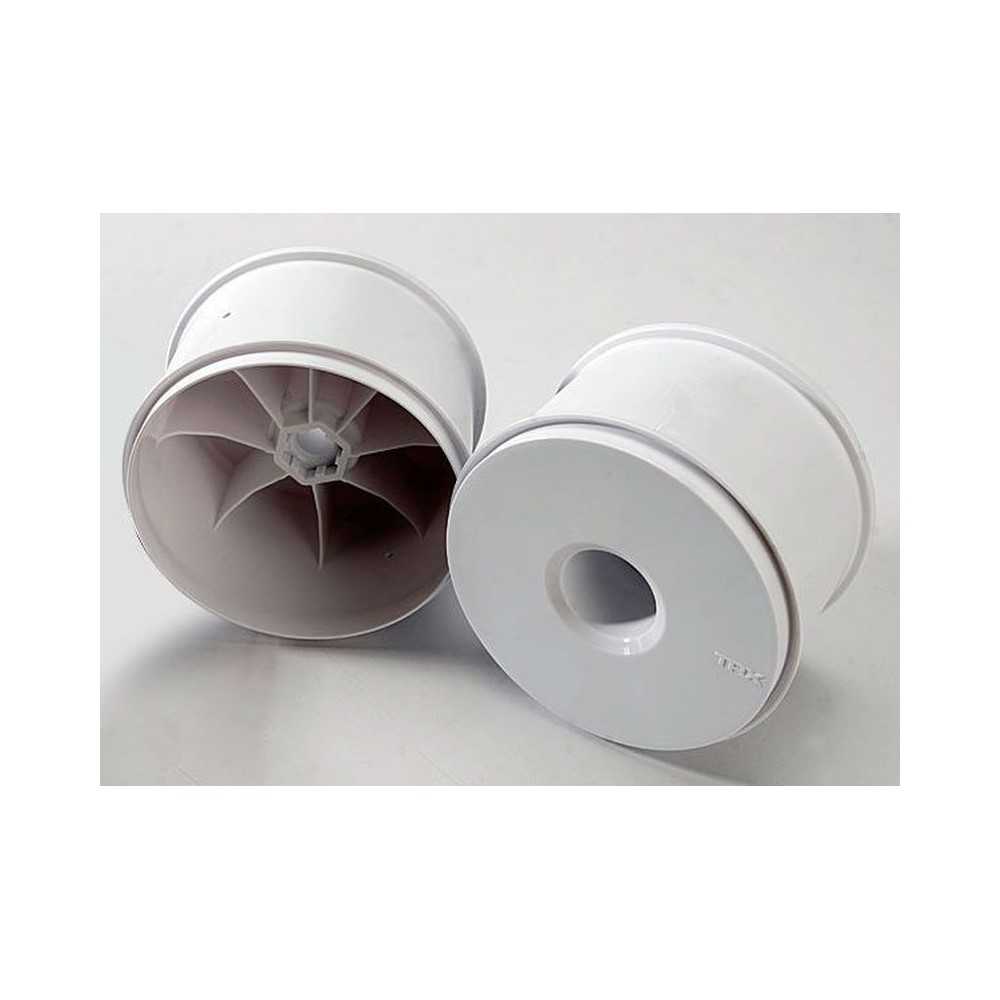 Traxxas Wheels dished 3.8 (white) (2) (use with 17mm splined wheel ) TRX5371 Traxxas Wheels dished 3.8 (white) (2) (use with 17mm splined wheel ) TRX5371