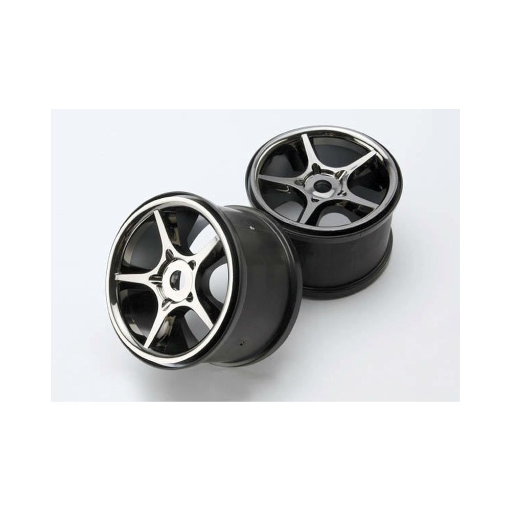 Llantas Gemini 3.8 cromo negro Traxxas TRX5372X Llantas Gemini 3.8 cromo negro Traxxas TRX5372X