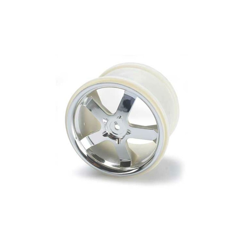 Llantas Hurricane 3.8 cromadas Traxxas TRX5373