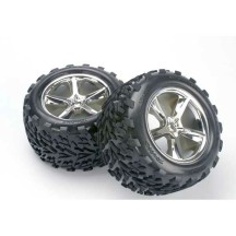 Ruedas montadas Gemini cromadas Talo 3.8 Traxxas TRX5374