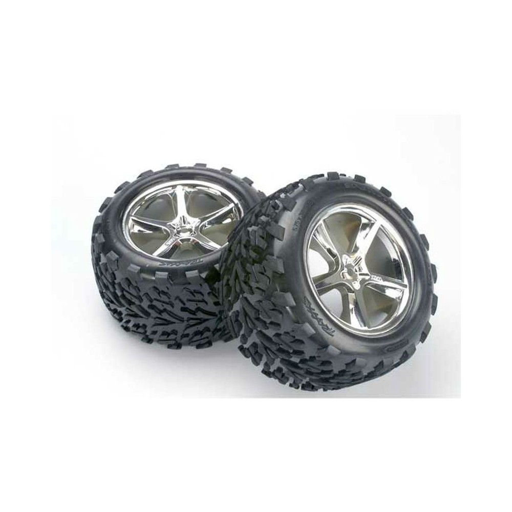 Ruedas montadas Gemini cromadas Talo 3.8 Traxxas TRX5374 Ruedas montadas Gemini cromadas Talo 3.8 Traxxas TRX5374