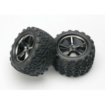 Ruedas montadas Gemini cromo negro 3.8 Traxxas TRX5374A
