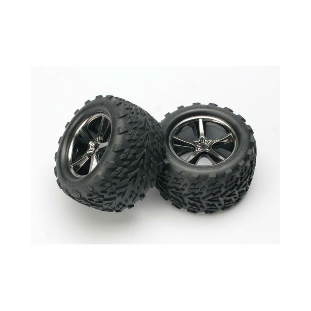 Ruedas montadas Gemini cromo negro 3.8 Traxxas TRX5374A Ruedas montadas Gemini cromo negro 3.8 Traxxas TRX5374A