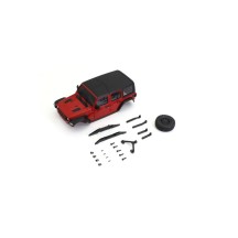 Carrocería Jeep Wrangler Rubicon rojo Mini-Z 4X4 Kyosho