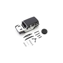 Carrocería Jeep Wrangler Rubicon blanco Mini-Z 4X4 Kyosho
