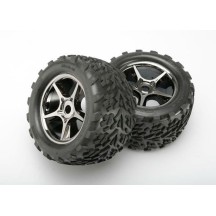 Ruedas montadas Gemini cromo negro 3.8 Traxxas TRX5374X