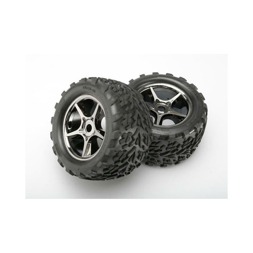 Ruedas montadas Gemini cromo negro 3.8 Traxxas TRX5374X