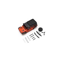 Carrocería Jeep Wrangler Rubicon naranja metalizado Mini-Z Kyosho