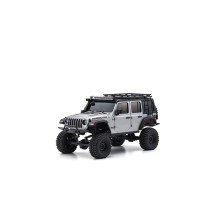 Carrocería Jeep Wrangler Rubicon plateado Mini-Z 4X4 Kyosho