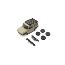 Carrocería Suzuki Jimny TS4 APIO caqui Mini-Z 4X4 Kyosho