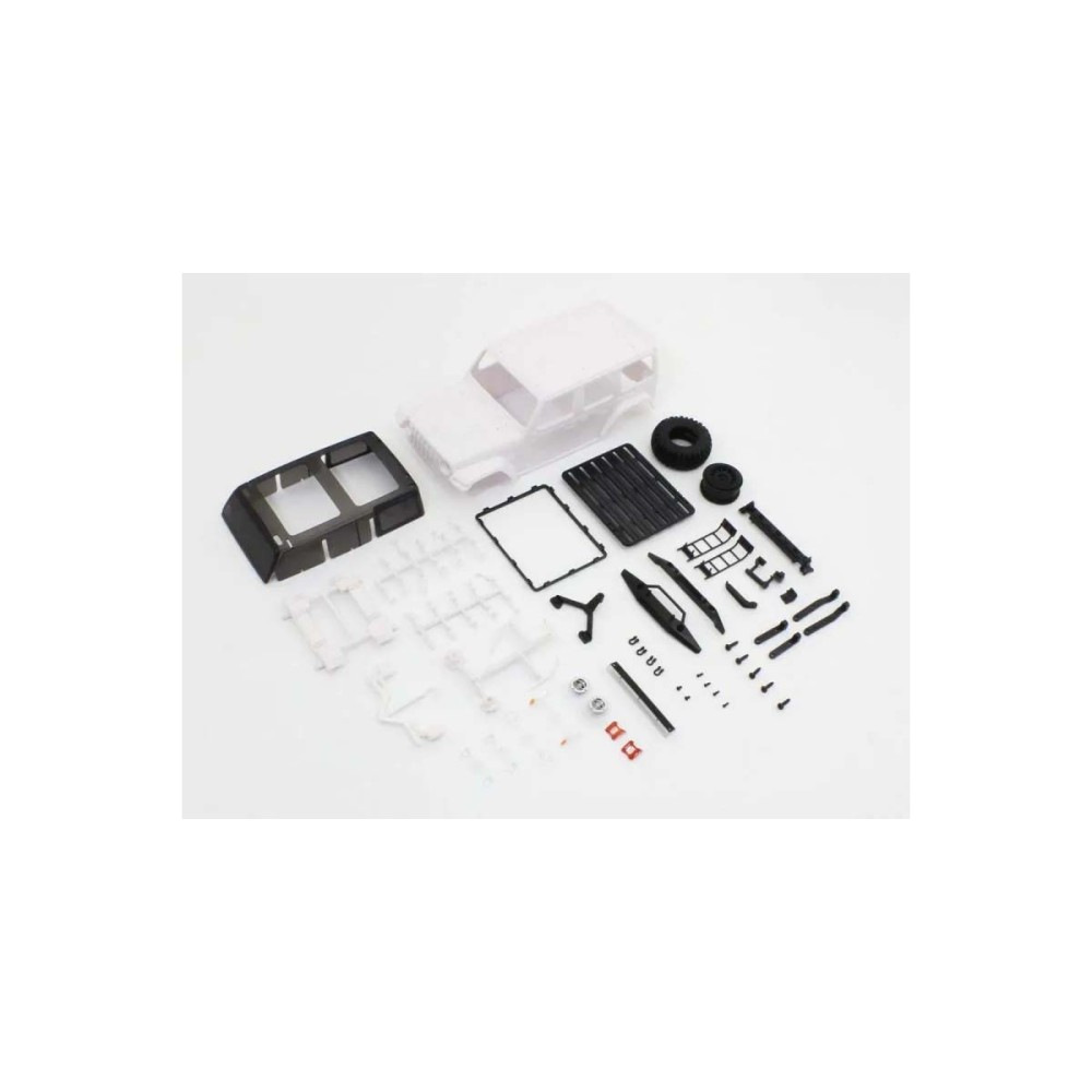 Carroceria Jeep Wrangler Rubicon Acc Mini-Z 4X4 MX01 (Para pintar) K.MXN07 Carroceria Jeep Wrangler Rubicon Acc Mini-Z 4X4 MX01 (Para pintar) K.MXN07