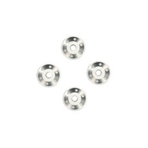 Arandelas rueda Traxxas aluminio plata TRX10257-SLVR
