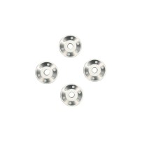Arandelas rueda Traxxas aluminio plata TRX10257-SLVR