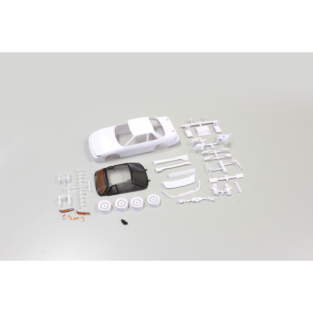 Carroceria Nissan Silvia S13 Mini-Z + 4WD Llantas (Para pintar) K.MZN178 Carroceria Nissan Silvia S13 Mini-Z + 4WD Llantas (Para pintar) K.MZN178