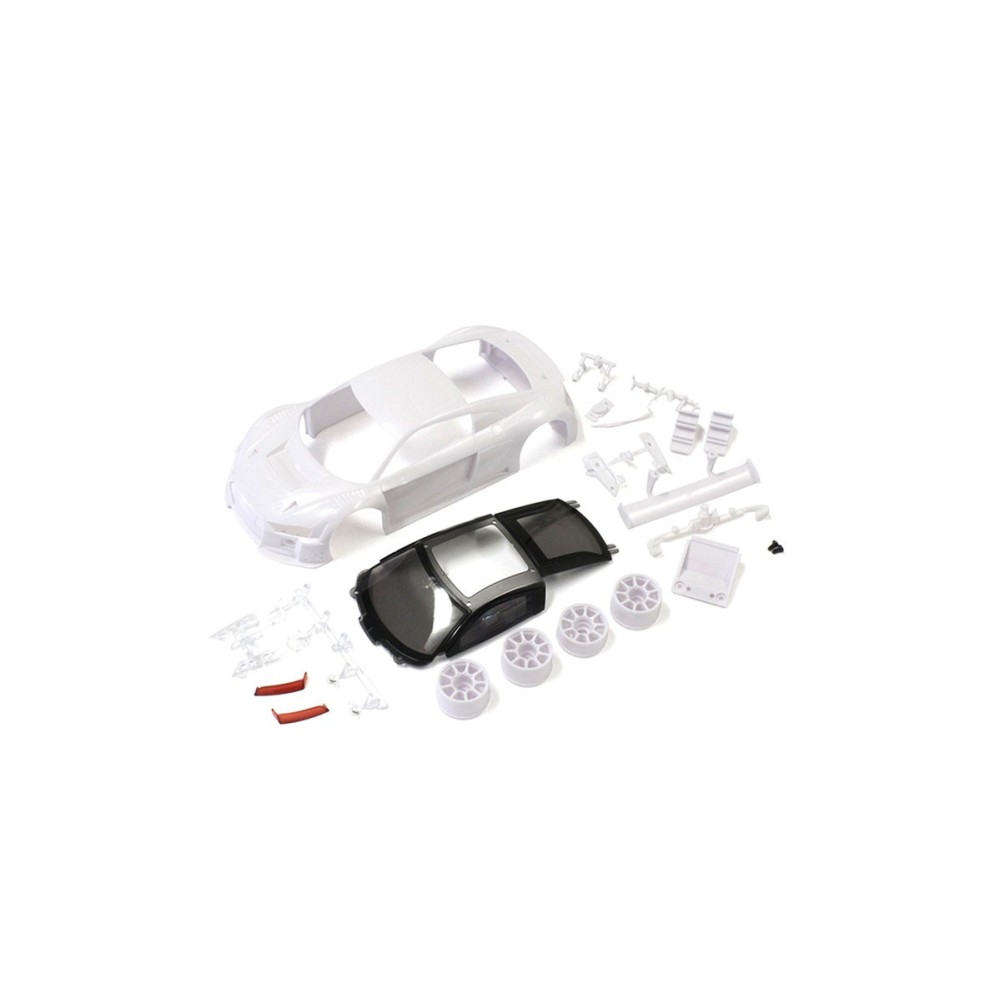 Carroceria Audi R8 LMS 2015 Mini-Z + 2WD Llantas (Para pintar) K.MZN189 Carroceria Audi R8 LMS 2015 Mini-Z + 2WD Llantas (Para pintar) K.MZN189