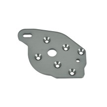 Placa motor aluminio anodizado gris Traxxas TRX10259-GRAY