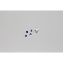Tuercas de rueda Aluminio Kyosho Mini-Z (4) Azules K.MZW13BL