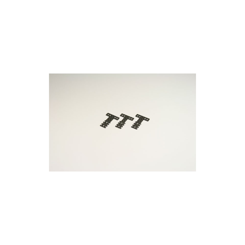 Pieza en T de suspensión carbono Mini-Z MR03 MM-LM juego de 3 Kyosho K.MZW403