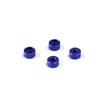 Anillos separadores por MZW418 Kyosho Mini-Z MR03 2.5mm (4) Azul K.MZW418-25
