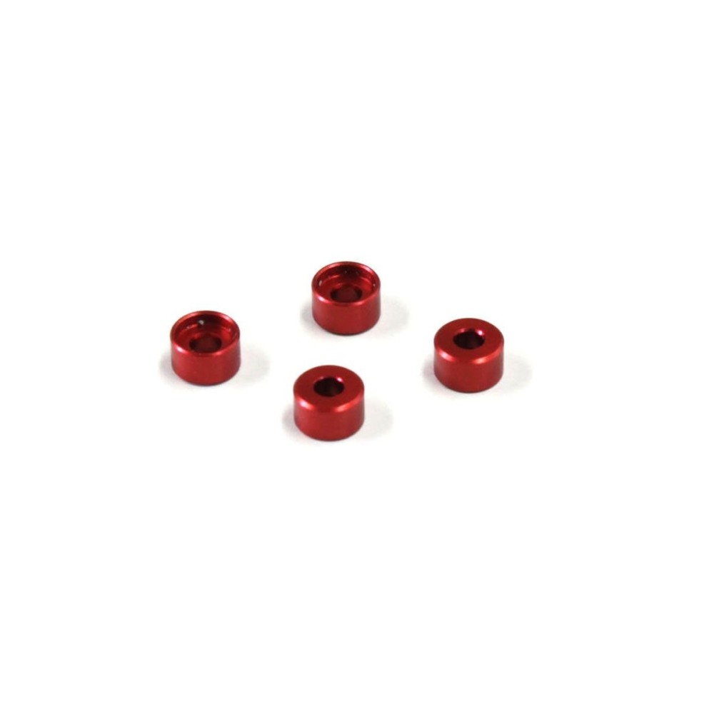 Anillos separadores por MZW418 Kyosho Mini-Z MR03 3.0mm (4) Rojo K.MZW418-30 Anillos separadores por MZW418 Kyosho Mini-Z MR03 3.0mm (4) Rojo K.MZW418-30