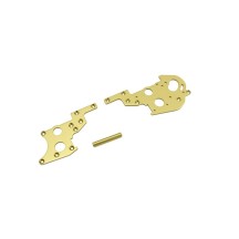 Paliers laterales traseros Kyosho Turbo Optima (2) Gold K.OT215G