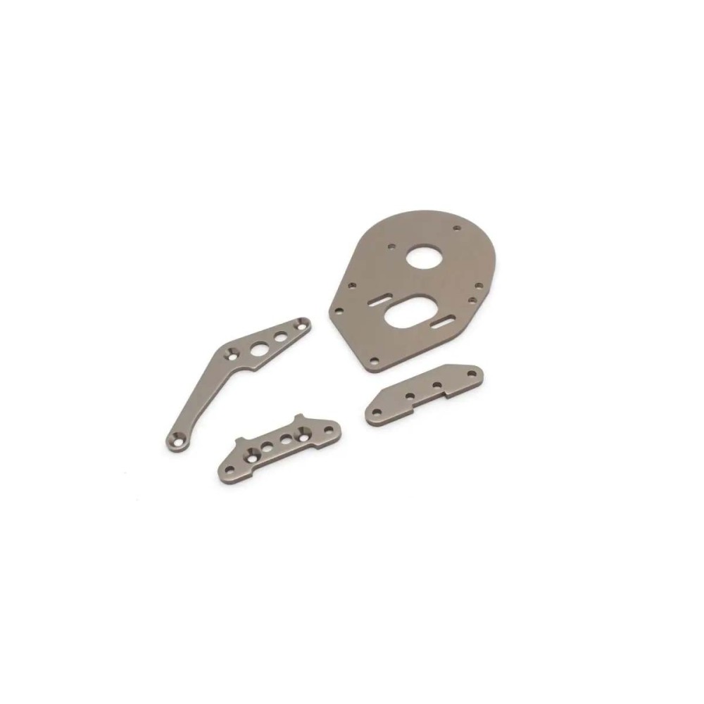 Juego placas Kyosho Optima Mid gris metalizado K.OT264GM Juego placas Kyosho Optima Mid gris metalizado K.OT264GM
