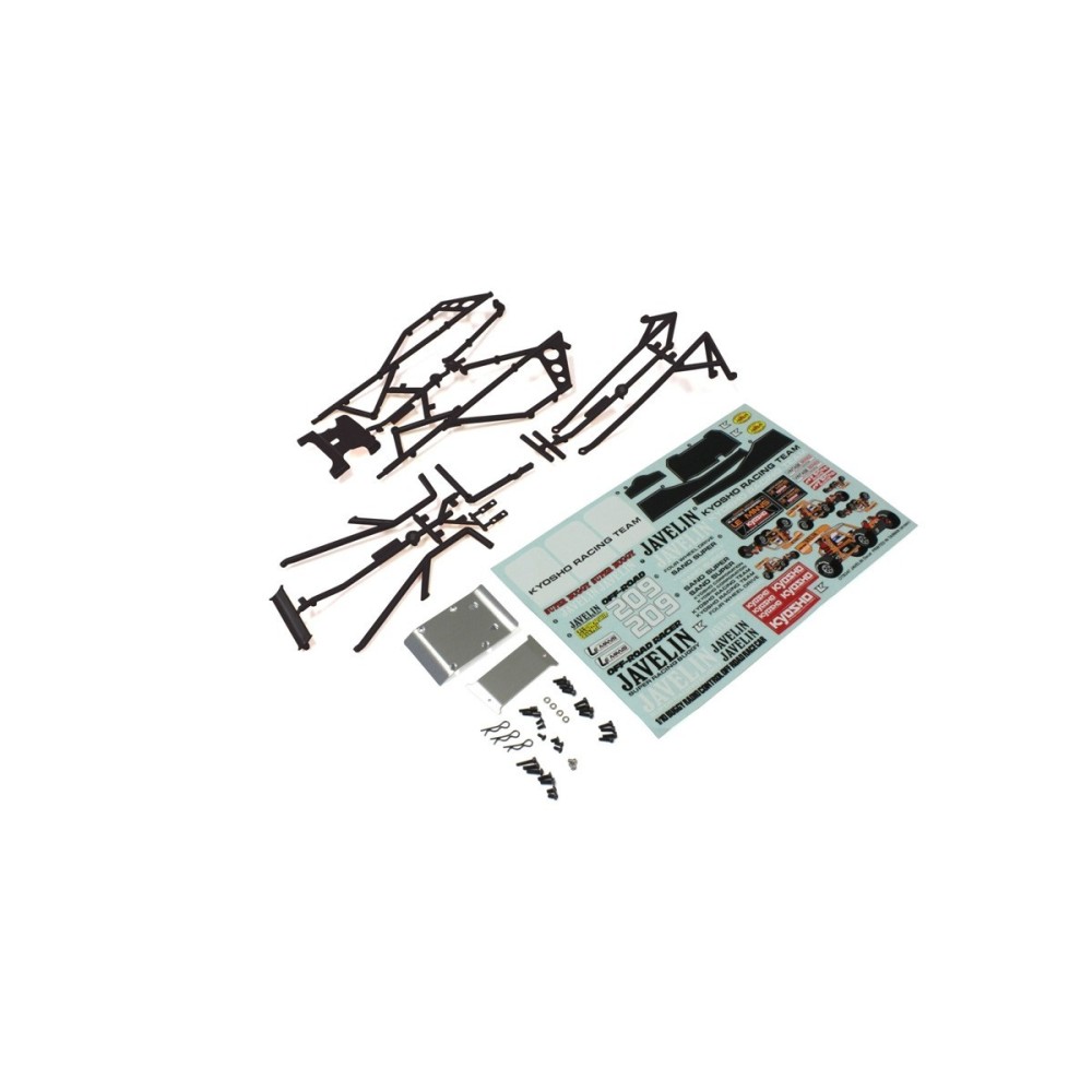 Piezas carroceria e barra de proteccion Kyosho Javelin - Negra K.OTB247BK Piezas carroceria e barra de proteccion Kyosho Javelin - Negra K.OTB247BK