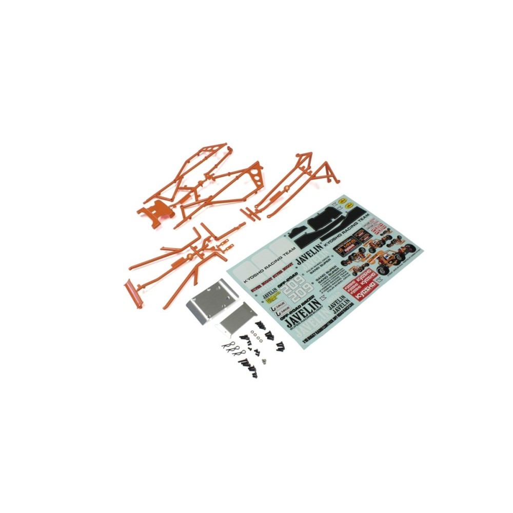 Piezas carroceria e barra de proteccion Kyosho Javelin - Naranja K.OTB247OR Piezas carroceria e barra de proteccion Kyosho Javelin - Naranja K.OTB247OR