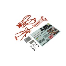 Piezas de carrocería Kyosho Javelin rojo K.OTB247R