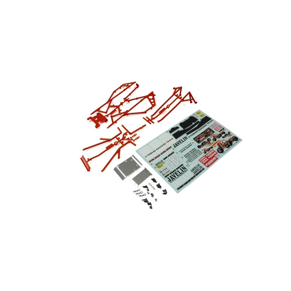 Piezas de carrocería Kyosho Javelin rojo K.OTB247R Piezas de carrocería Kyosho Javelin rojo K.OTB247R