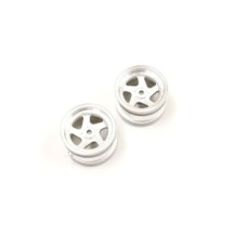 Llantas 5 Radios Cromada Satinada 1.7 inches (2) Kyosho Optima K.OTH244SCB