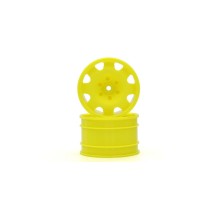 Llantas ocho radios amarillas Kyosho Optima Mid 2.0"