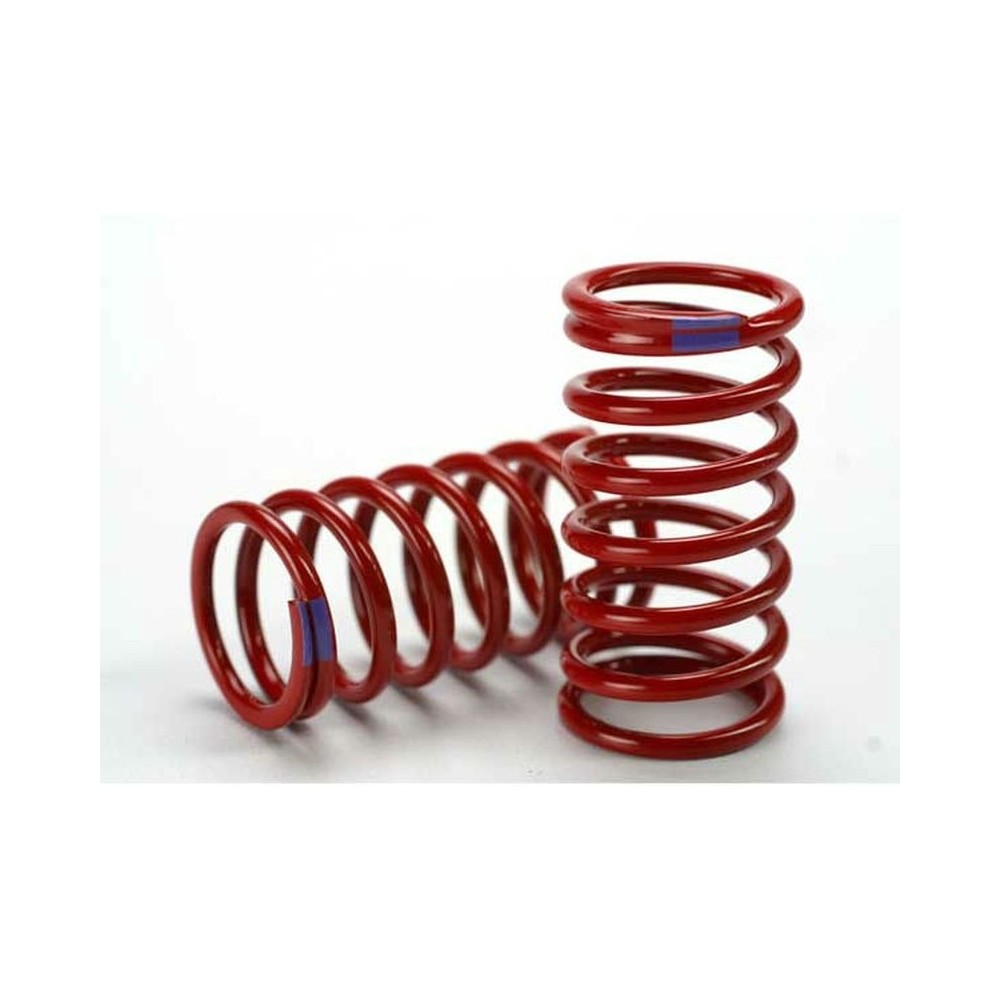 Traxxas Spring shock (red) (gtr) (6.4 rate purple) (1 pair) TRX5445