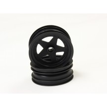 Llantas delanteras negras Scorpion 2.2"