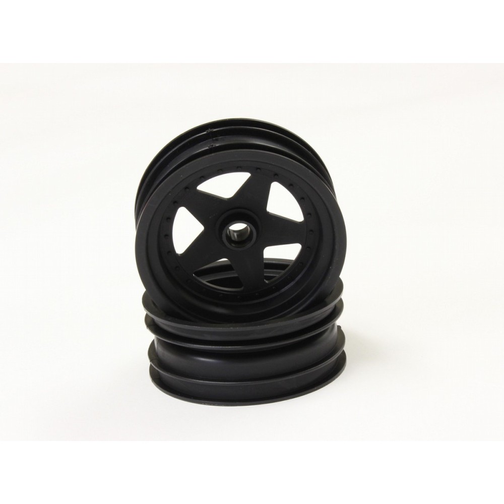 Llantas delanteras negras Scorpion 2.2"