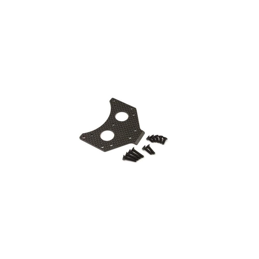 Soporte caja transmisión carbono Kyosho Scorpion 2014