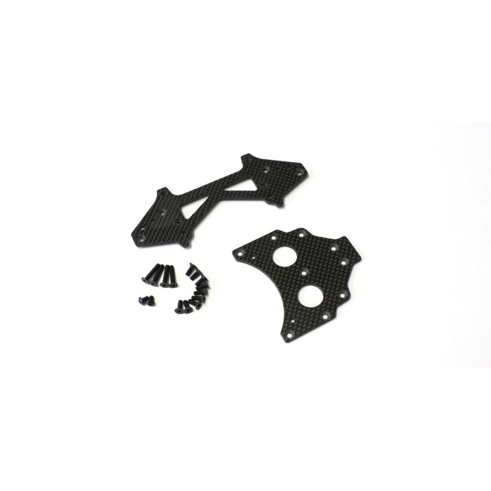 Placa de supension trasera LWB Kyosho Scorpion 2014 (273mm-Carbono) K.SCW022B Placa de supension trasera LWB Kyosho Scorpion 2014 (273mm-Carbono) K.SCW022B