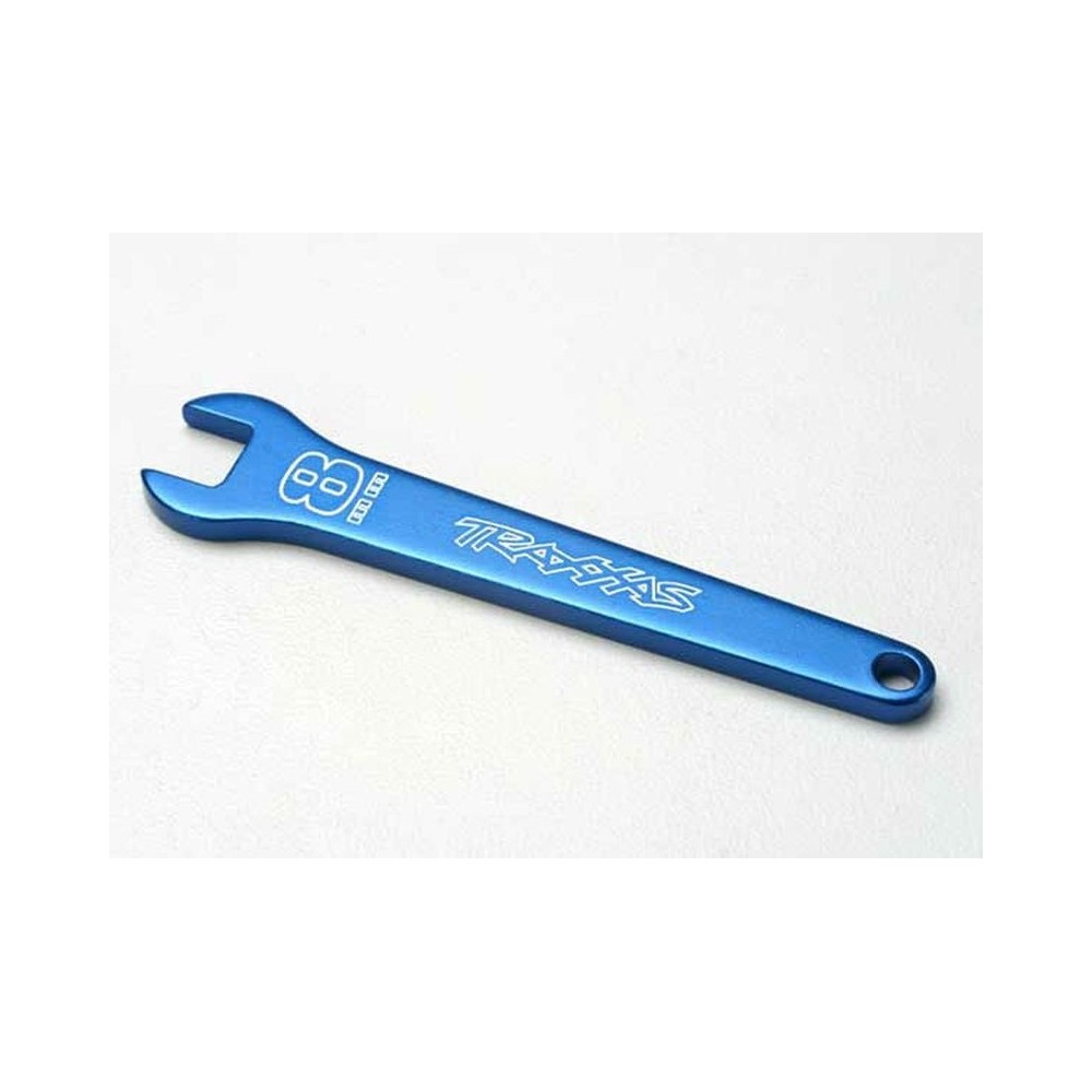 Llave plana de 8 mm de aluminio anodizado azul Traxxas TRX5478