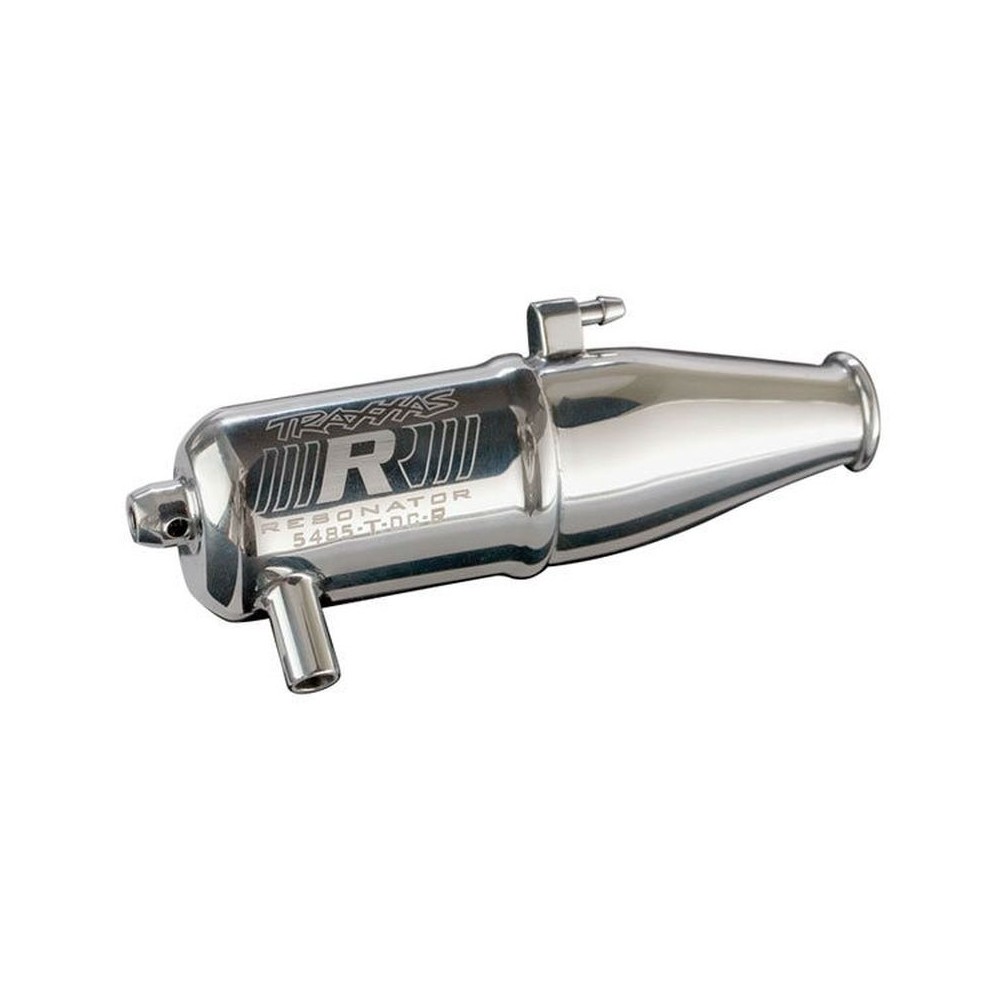 Resonador tubo escape cámara doble R.O.A.R. Traxxas TRX5485