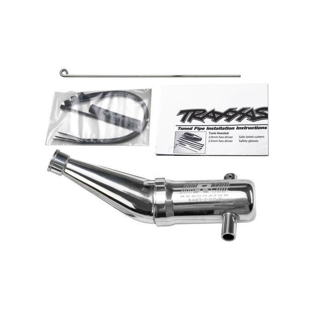 Resonador aluminio cámara doble R.O.A.R. Traxxas TRX5487 Resonador aluminio cámara doble R.O.A.R. Traxxas TRX5487