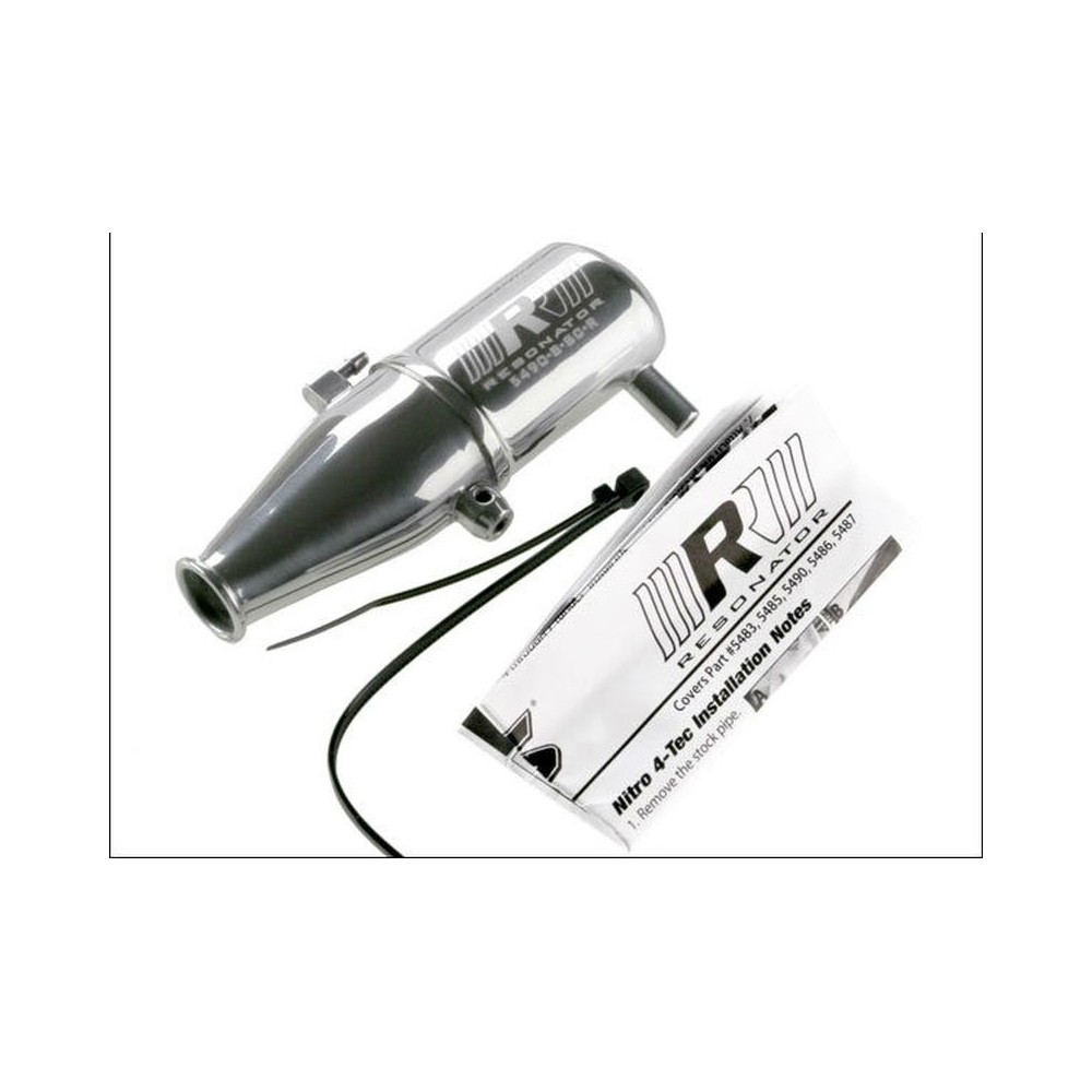 Resonador tubo escape cámara simple R.O.A.R. Traxxas TRX5490 Resonador tubo escape cámara simple R.O.A.R. Traxxas TRX5490