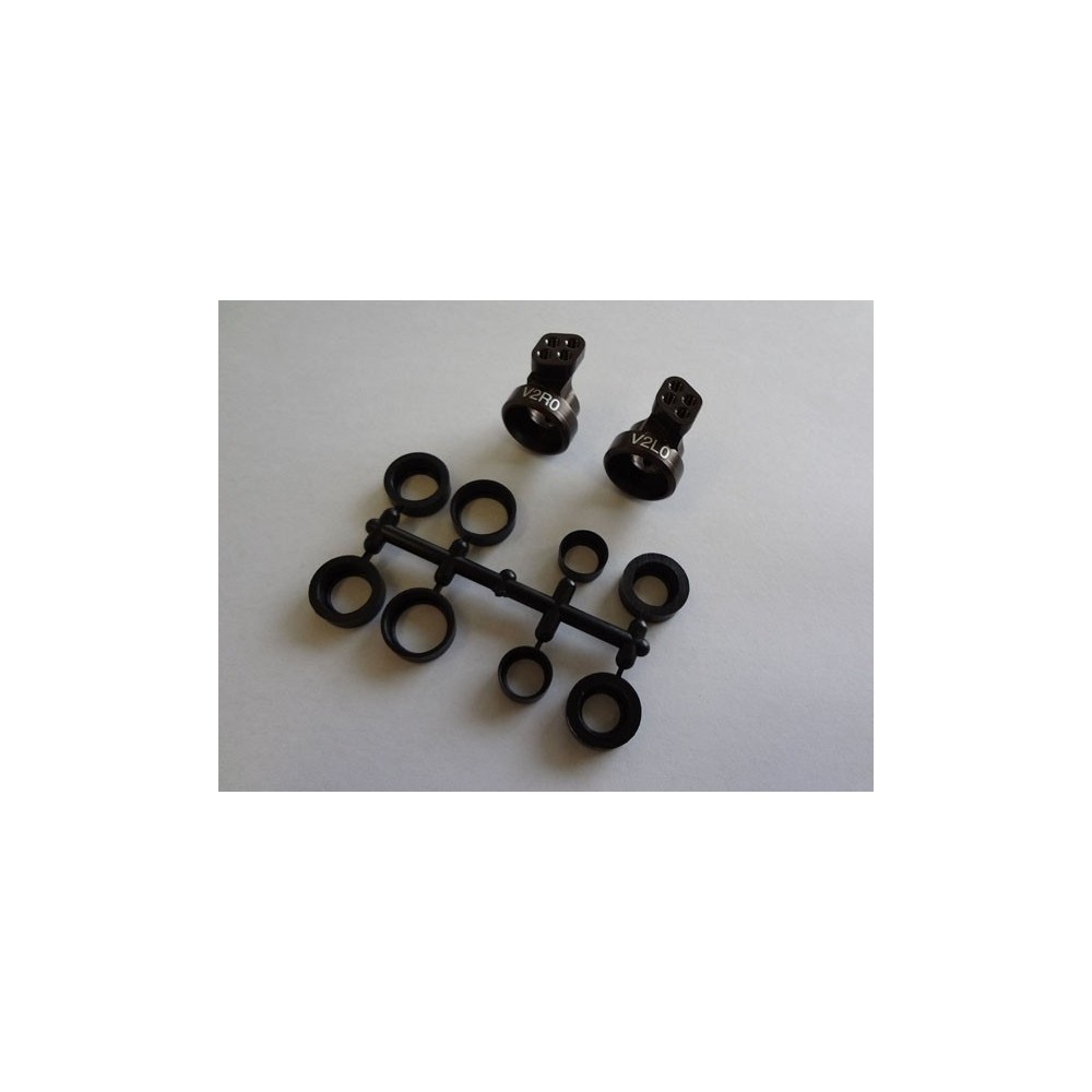 Portamanguetas traseros 0° aluminio Kyosho RB/ZX/RT Portamanguetas traseros 0° aluminio Kyosho RB/ZX/RT