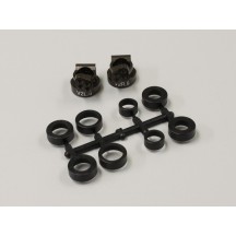 Portamanguetas traseros 0.5° aluminio Kyosho RB/ZX/RT