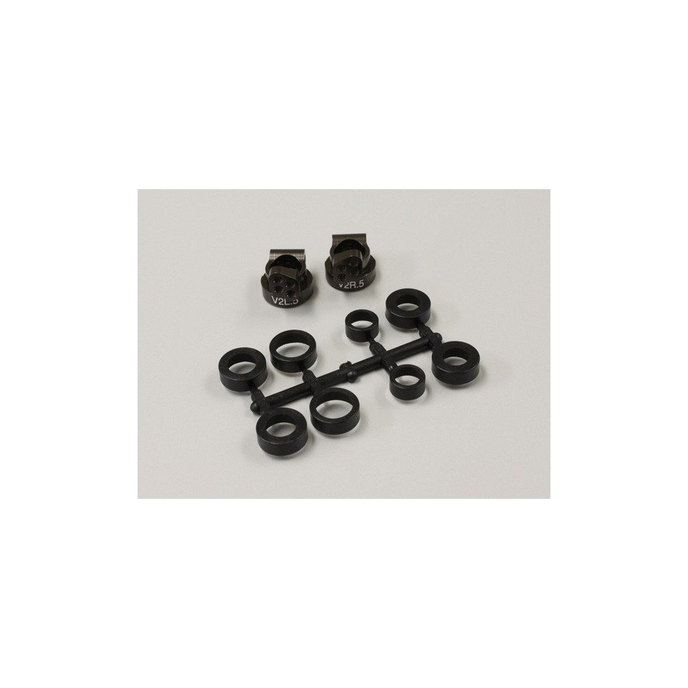 Portamanguetas traseros 0.5° aluminio Kyosho RB/ZX/RT Portamanguetas traseros 0.5° aluminio Kyosho RB/ZX/RT