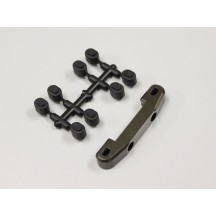 Tope aluminio trasero Gun Metal Kyosho RB6-RB7