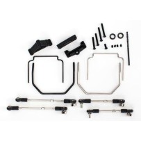 Kit de barra estabilizadora Revo delantero y trasero con espesores Traxxas TRX5498