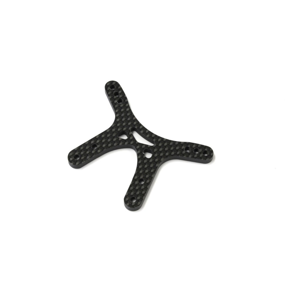 Soporte amortiguador delantero carbono RB7 Soporte amortiguador delantero carbono RB7